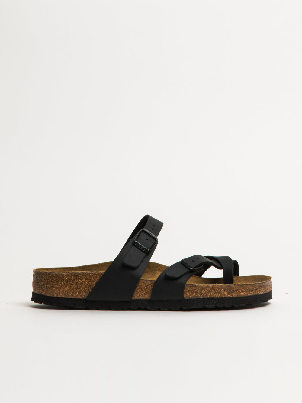 WOMENS BIRKENSTOCK MAYARI BLACK SANDALS - BLACK