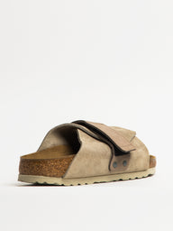 WOMENS BIRKENSTOCK KYOTO SUEDE NARROW SANDALS - TAUPE