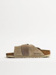 WOMENS BIRKENSTOCK KYOTO SUEDE NARROW SANDALS - TAUPE