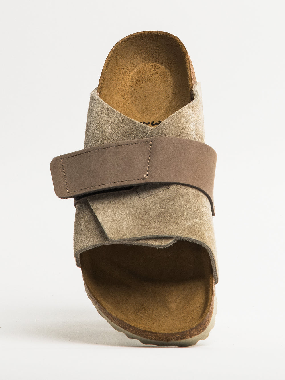 WOMENS BIRKENSTOCK KYOTO SUEDE NARROW SANDALS - TAUPE