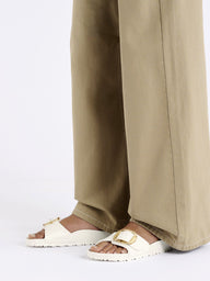 WOMENS BIRKENSTOCK MADRID BIG BUCKLE EVA SANDALS - MEDIUM/NARROW - EGG