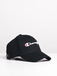 CHAMPION CLASSIC TWILL HAT - BLACK - CLEARANCE