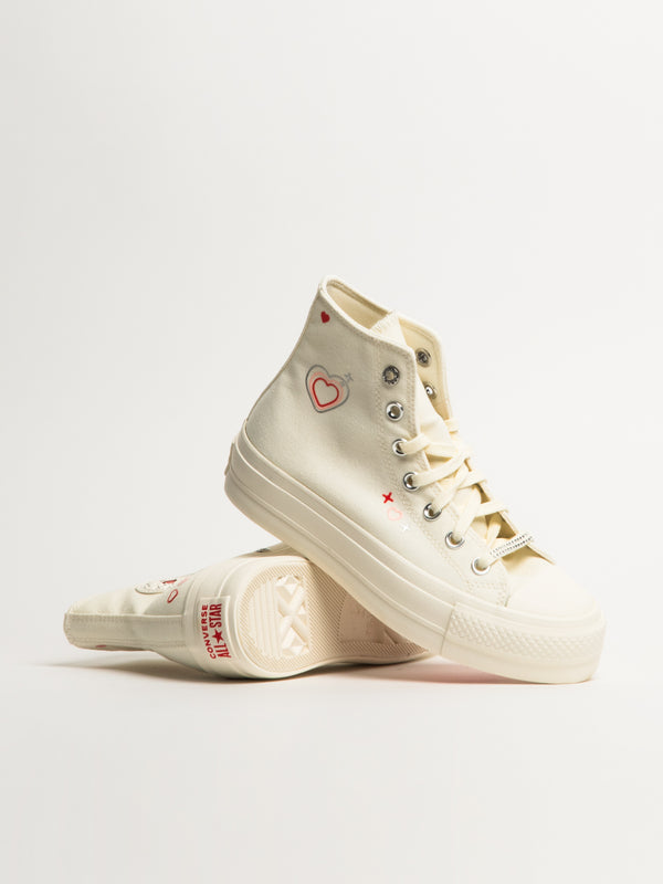 CONVERSE WOMENS CONVERSE CHUCK TAYLOR ALL-STARS LIFT HI SNEAKERS - Blackwell Supply Co.