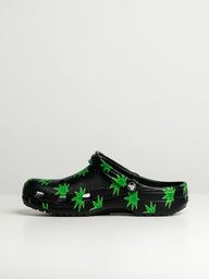 WOMENS CROCS CLASSIC HEMP LEAF CLOGS - CLEARANCE