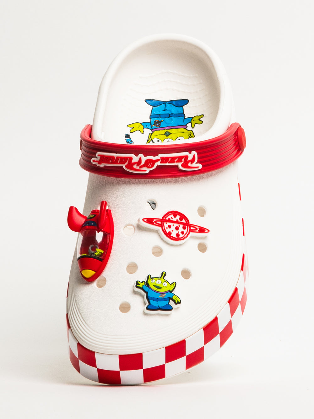 WOMENS CROCS TOY STORY PIZZA PLANET CLOG - CLEARANCE
