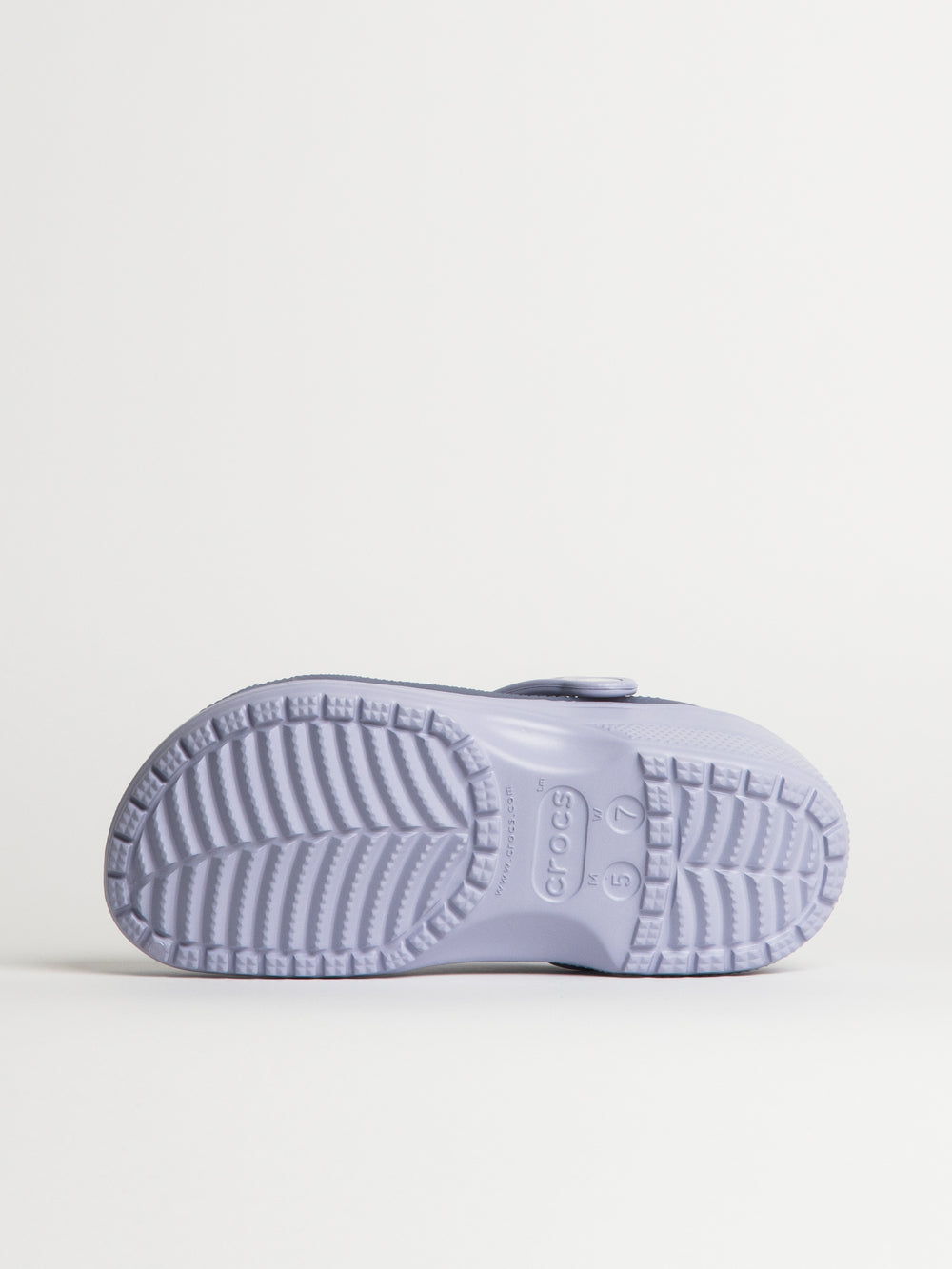WOMENS CROCS FROSTED CLOG - PURPLE