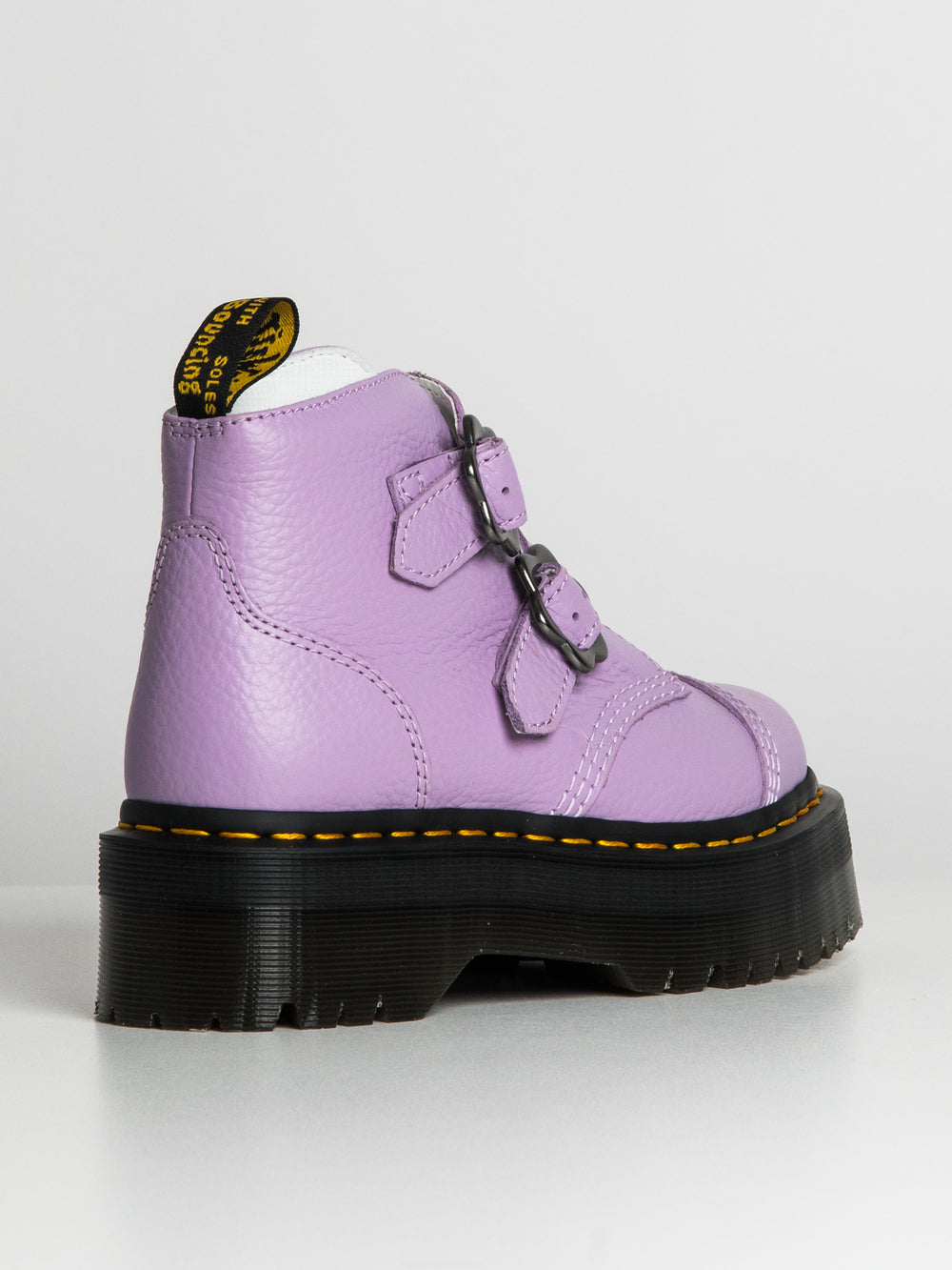 WOMENS DR MARTENS DEVON FLOWER MILLED NAPPA - CLEARANCE