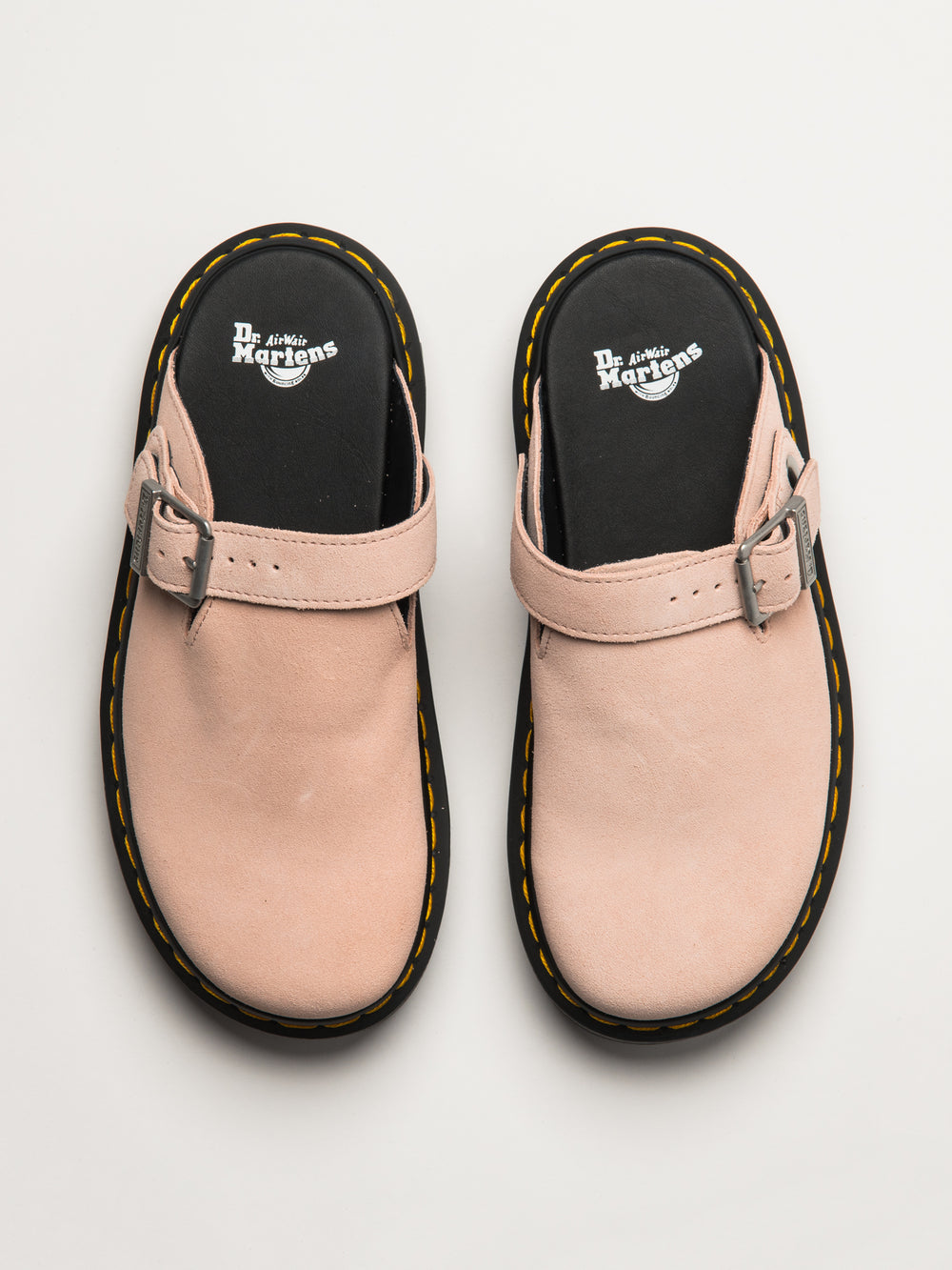 WOMENS DR MARTENS ZEBZAG SUEDE MULE