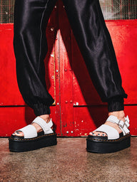 WOMENS DR MARTENS VOSS QUAD PLATFORM SANDAL - CLEARANCE