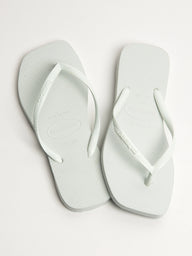 WOMENS HAVAIANAS SLIM SQUARE - WHITE