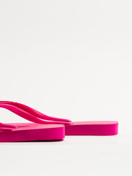 WOMENS HAVAIANAS SLIM SQUARE LOGO POP UP - ROSE
