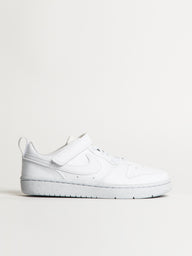 KIDS NIKE COURT BOROUGH LOW RECRAFT SHOES - WHITE