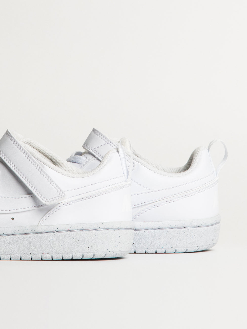 KIDS NIKE COURT BOROUGH LOW RECRAFT SHOES - WHITE