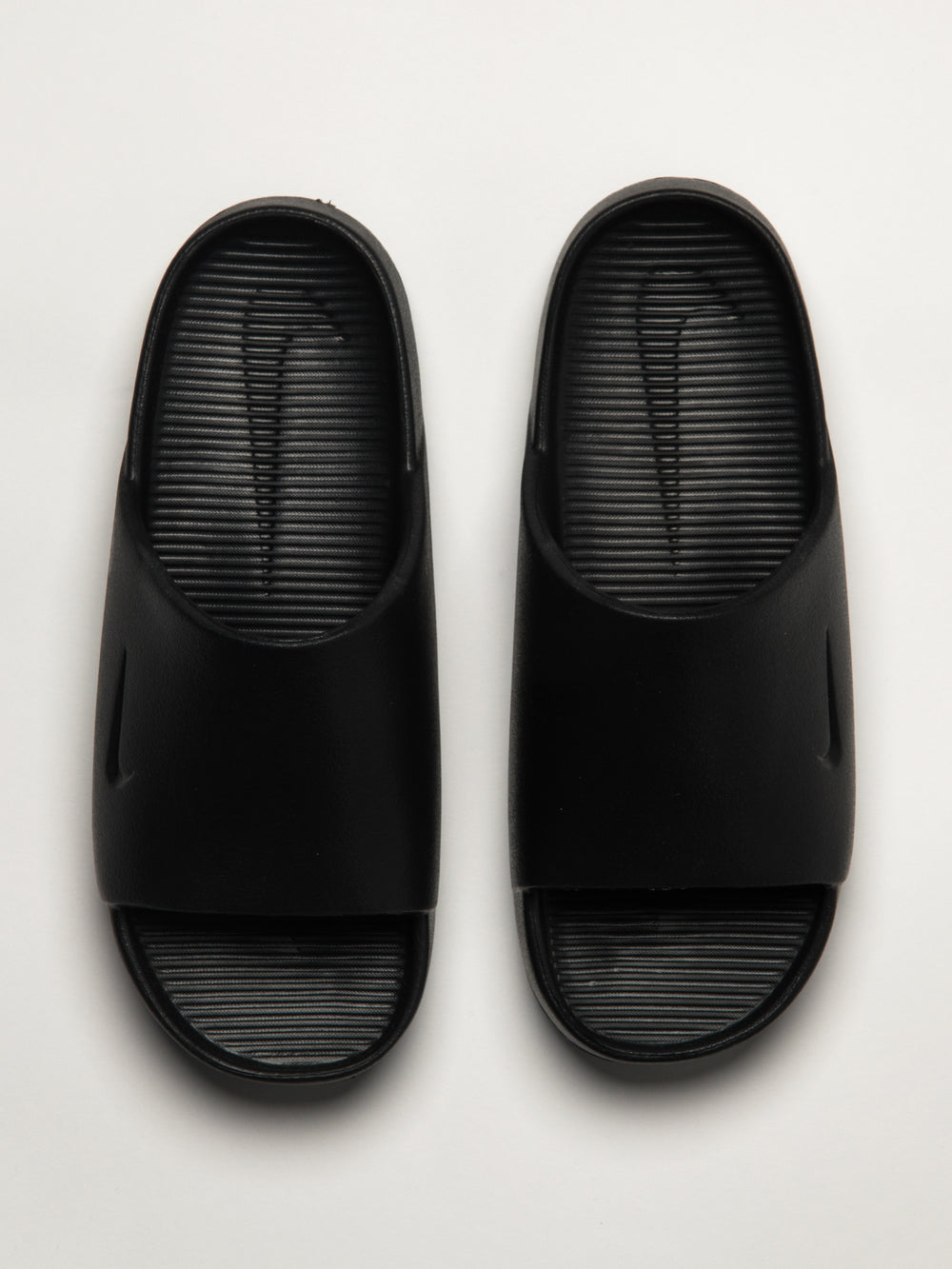 WOMENS NIKE CALM SLIDES - BLACK