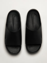 WOMENS NIKE CALM SLIDES - BLACK