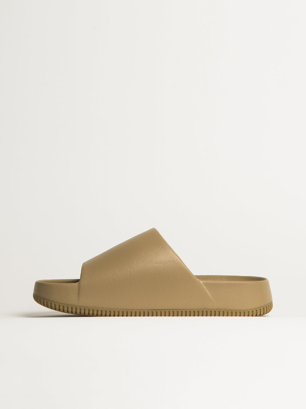 MENS NIKE CALM SLIDES - KHAKI