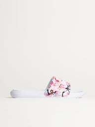 WOMENS NIKE VICTORI ONE SLIDE - WHITE/FLORAL PRINT