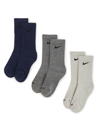 NIKE EVERYDAY PLUS CUSHIONED CREW SOCKS 3 PACK