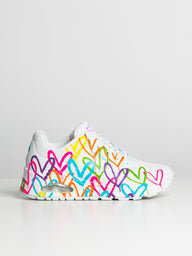 WOMENS SKECHERS UNO HIGHLIGHT LOVE - CLEARANCE