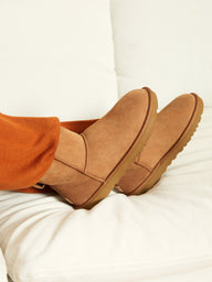 WOMENS UGG CLASSIC MINI II BOOTS - CHESTNUT