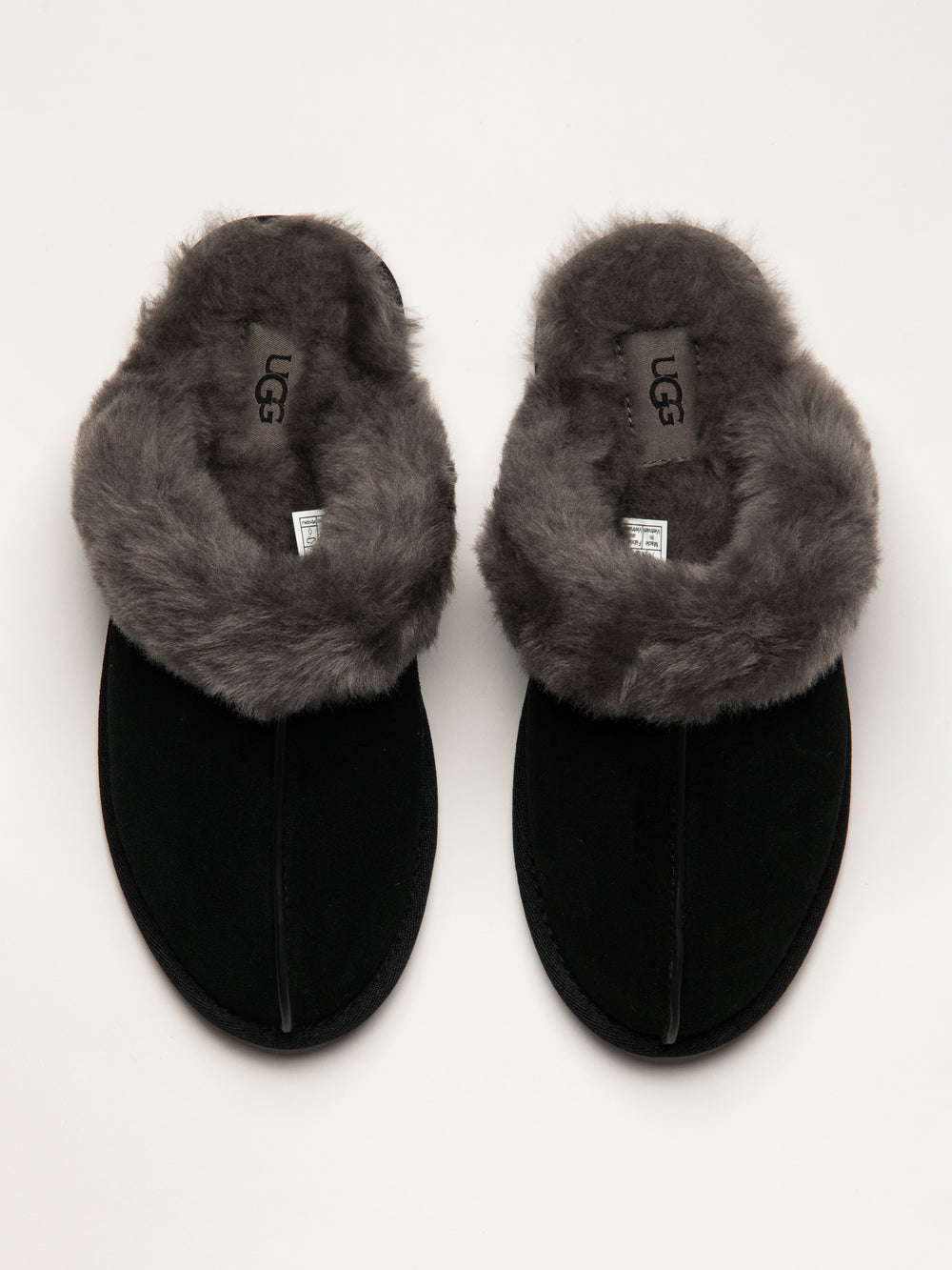 WOMENS UGG SCUFFETTE II SLIPPER - BLACK