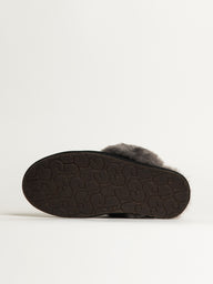 WOMENS UGG SCUFFETTE II SLIPPER - BLACK