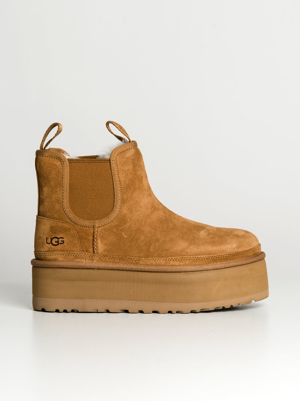 WOMENS UGG NEUMEL PLATFORM CHELSEA BOOT - CHESTNUT