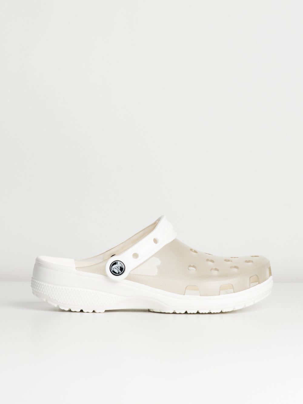 WOMENS CROCS CLASSIC TRANSLUCENT CLOGS - CLEARANCE