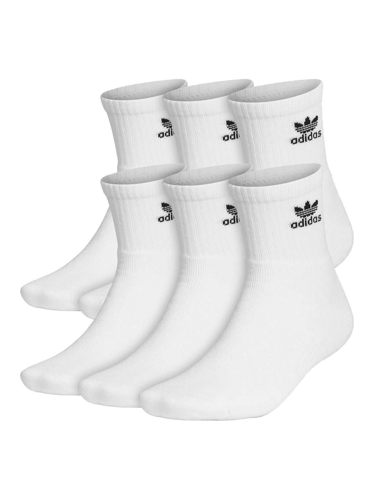 ADIDAS OG TREFOIL 6 PACK 1/4 SOCK | Boathouse Footwear Collective