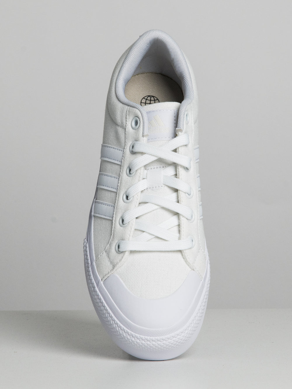 adidas Women's Bravada 2.0 Skate Shoe, White/White