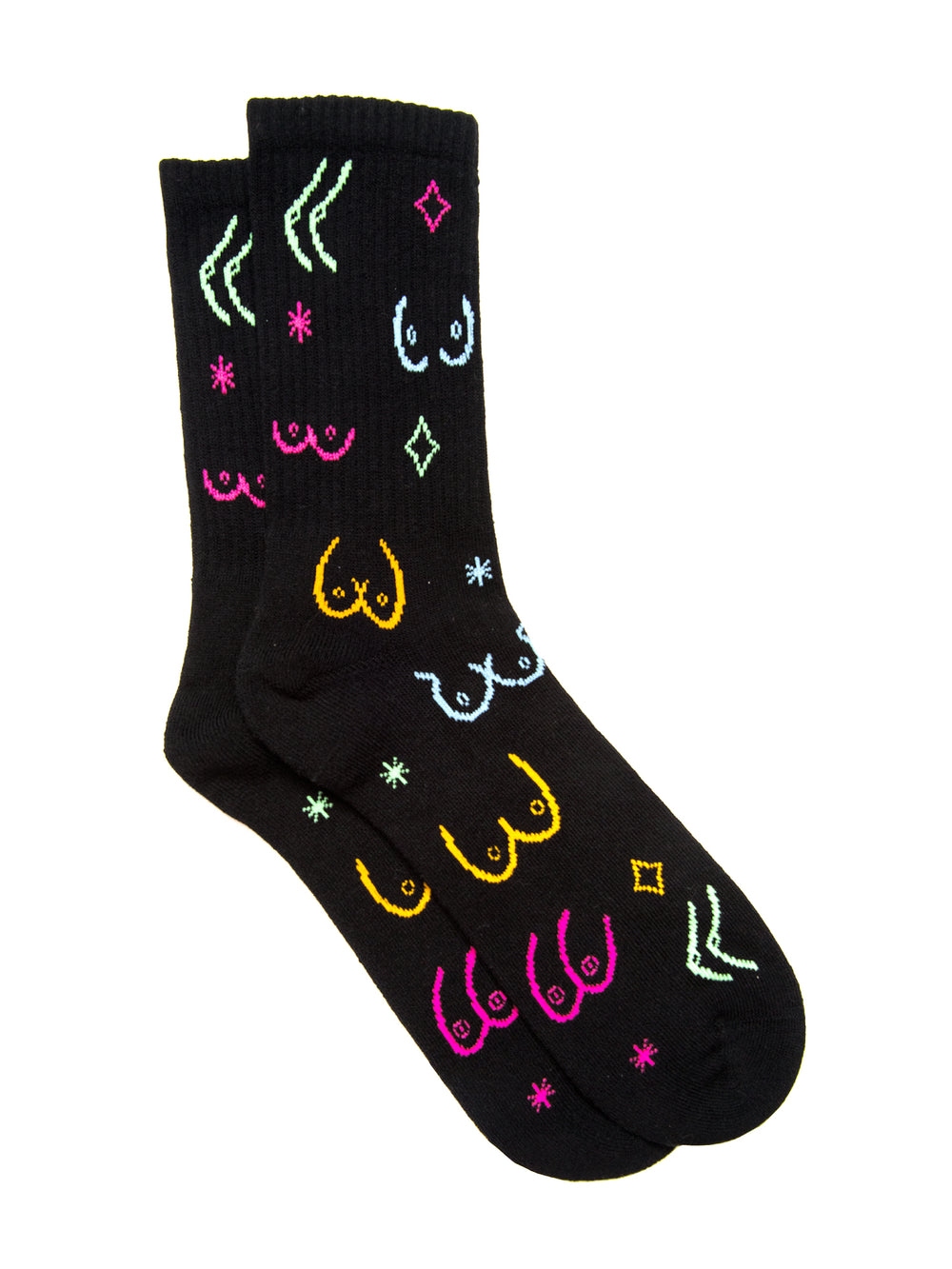 BOOBS SOCKS - BLACK