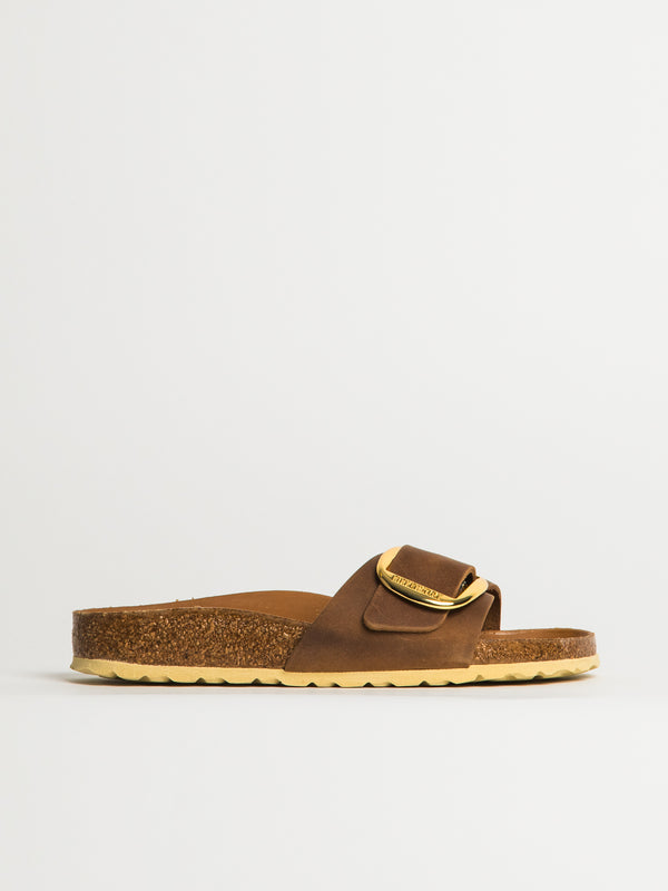 BIRKENSTOCK WOMENS BIRKENSTOCK MADRID BIG BUCKLE OILED LEATHER SANDALS - Blackwell Supply Co.