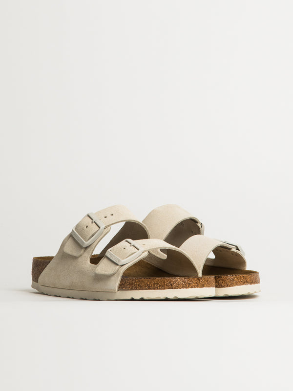 BIRKENSTOCK WOMENS BIRKENSTOCK ARIZONA SOFT FOOTBED SUEDE SANDALS - Blackwell Supply Co.