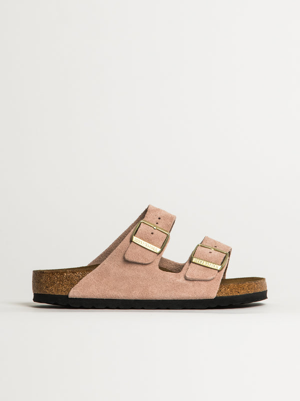 BIRKENSTOCK WOMENS BIRKENSTOCK ARIZONA SUEDE SANDALS - LIGHT ROSE - Blackwell Supply Co.