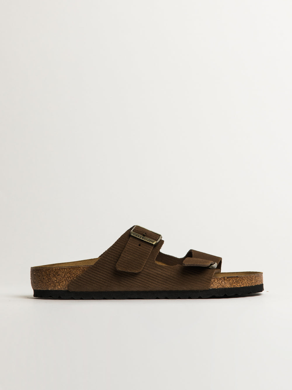 MENS BIRKENSTOCK ARIZONA CORD SUEDE - DARK TEA