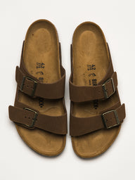 MENS BIRKENSTOCK ARIZONA CORD SUEDE - DARK TEA