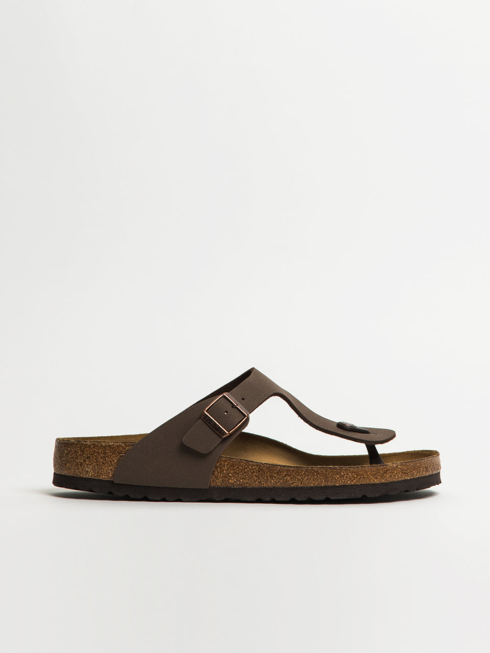 Birkenstock Flat Sandals - Gizeh-B - Brown - Greenes Shoes