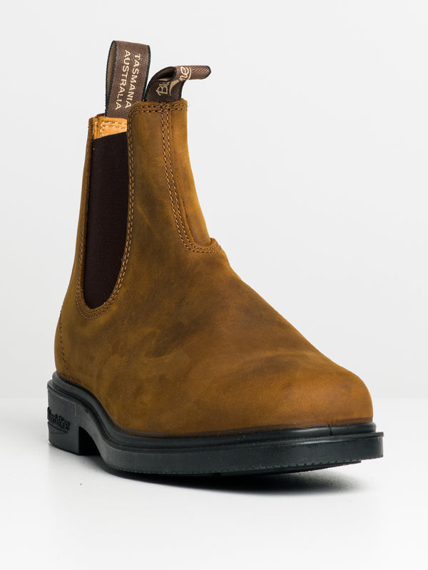 BLUNDSTONE MENS BLUNDSTONE DRESS CRAZY HORSE - BROWN - Blackwell Supply Co.