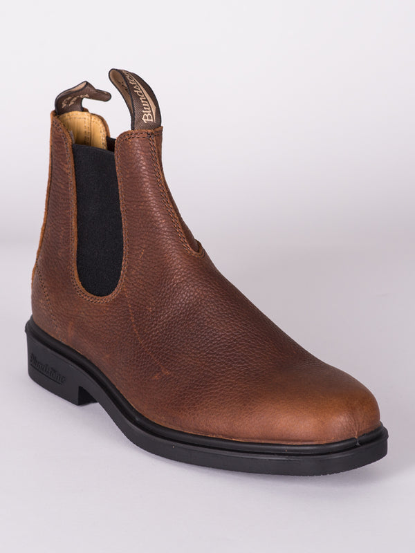 BLUNDSTONE MENS BLUNDSTONE THE CHISEL TOE - PEBBLE BRN - Blackwell Supply Co.
