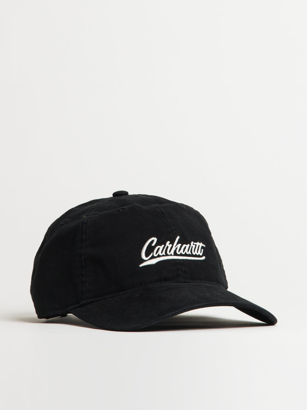 CARHARTT CANVAS SCRIPT CAP BLACK Boathouse Footwear Collective