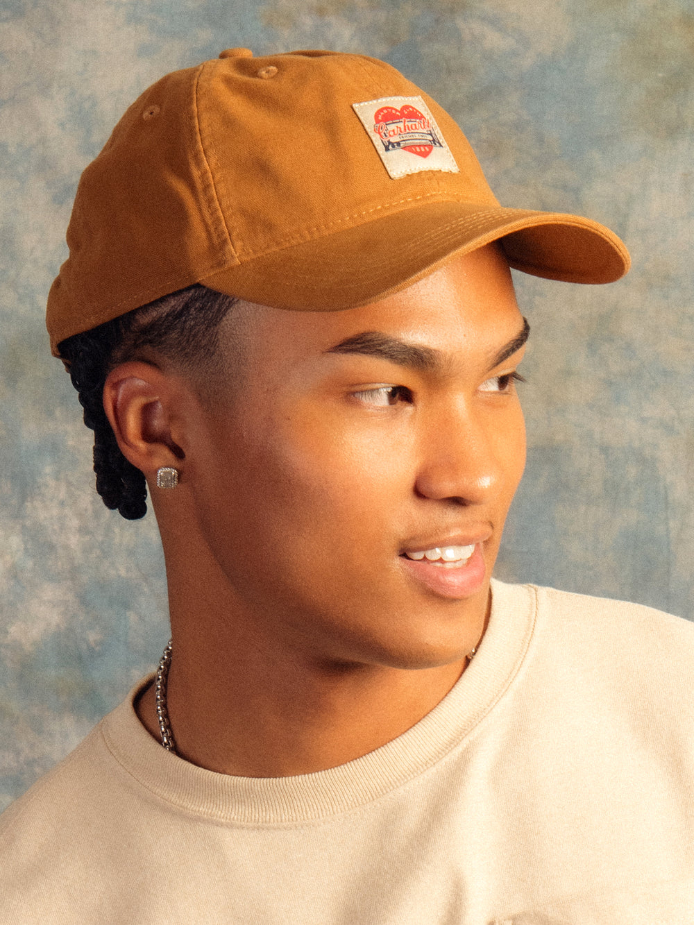 CARHARTT HEART PATCH CANVAS BALLCAP