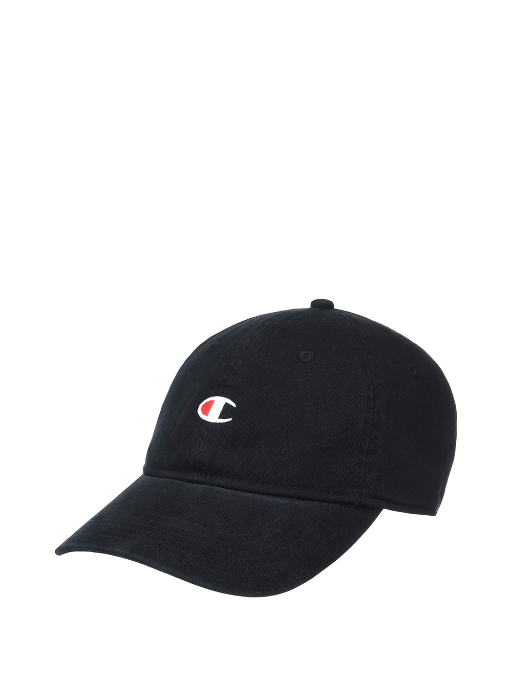 CHAMPION GARMENT WASHED RELAXED HAT - BLACK - CLEARANCE