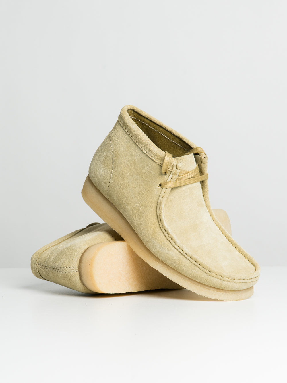 Clarks Men's Wallabee Cup Shoes - Maple Check