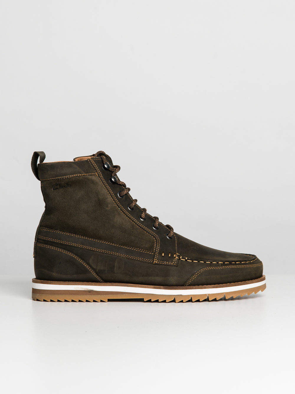 MENS CLARKS DURSTON HI BOOT - CLEARANCE