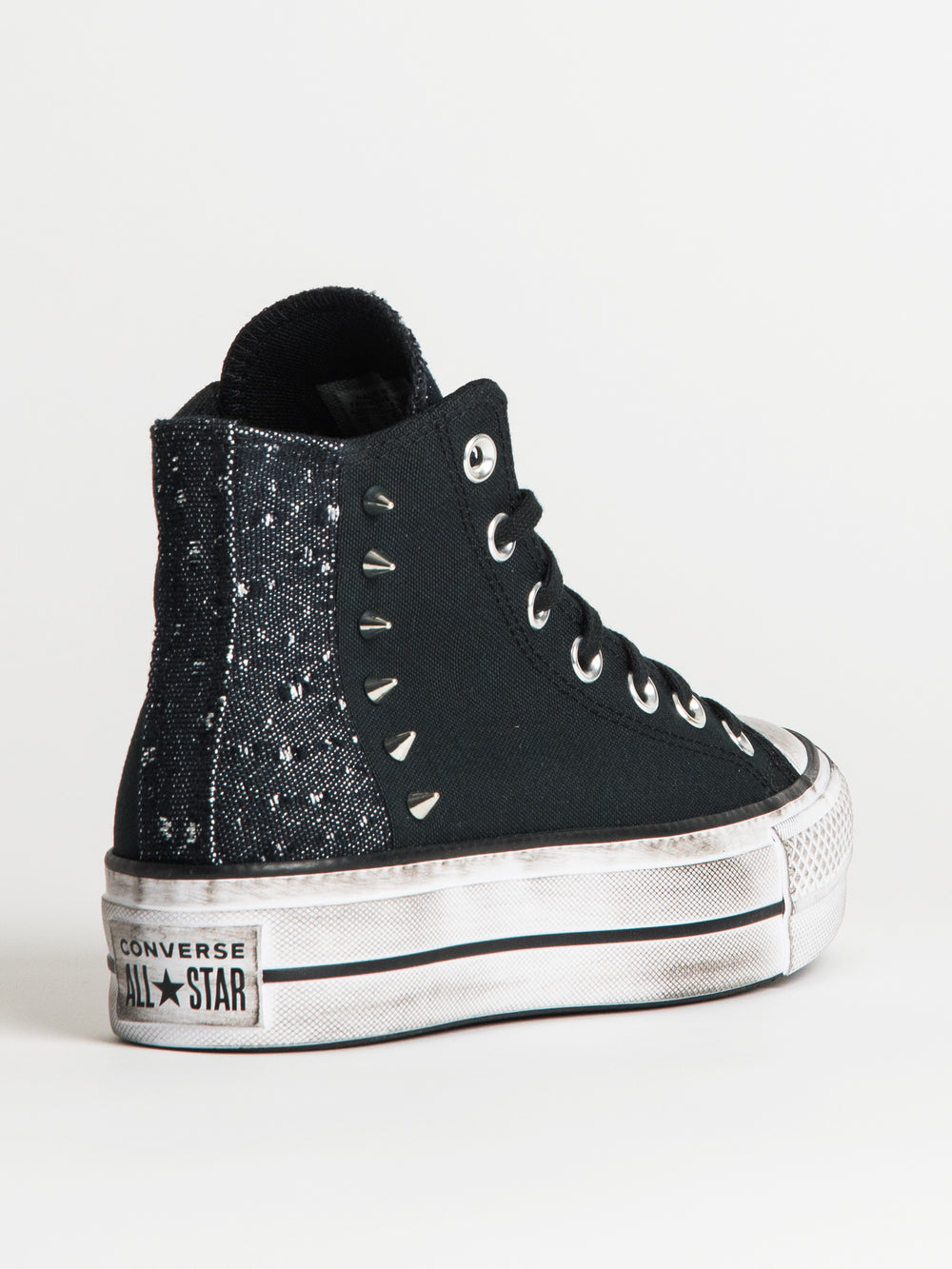 Black stud converse online