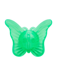 CROCS JIBBITZ - GREEN BUTTERFLY CLIP  - CLEARANCE