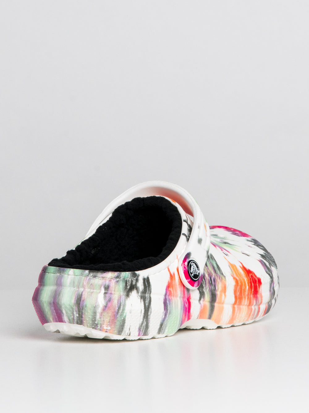 WOMENS CROCS CLASSIC LINED TIE DYE GRAPHIC CLOG - CLEARANCE