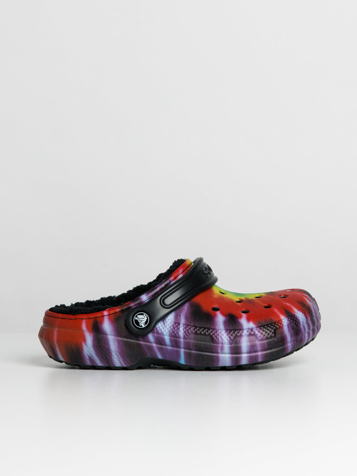 WOMENS CROCS CLASSIC LINED TIE DYE GRAPHIC CLOGS CLEARANCE Boathouse Footwear Collective