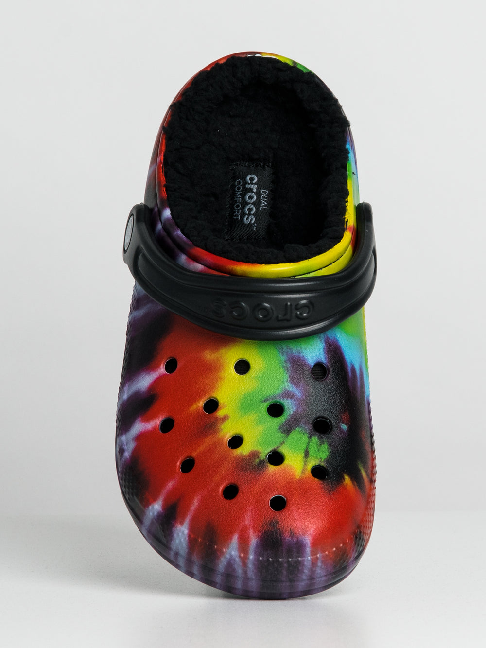 Classic tie dye lined crocs best sale