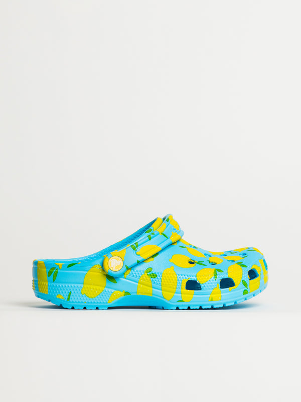 CROCS WOMENS CROCS CLASSIC FRESH FRUITS CLOG - BLUE - Blackwell Supply Co.